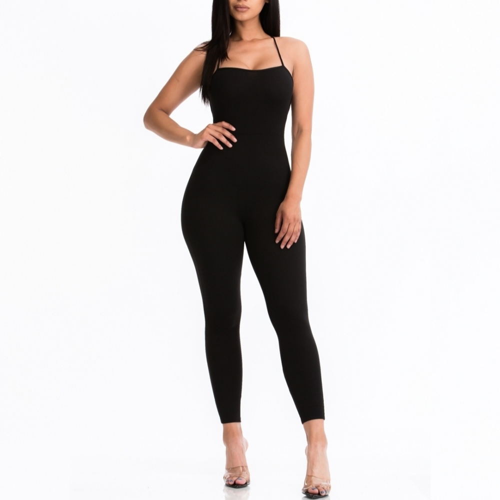 WILLOW Jumpsuit in Black - Picture 2 of 5